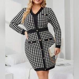 Black and white dress